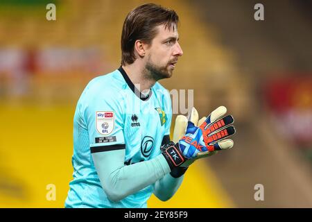 Tim Krul von Norwich City - Norwich City / Brentford, Sky Bet Championship, Carrow Road, Norwich, Großbritannien - 3rd. März 2021 nur redaktionelle Verwendung - es gelten DataCo-Beschränkungen Stockfoto