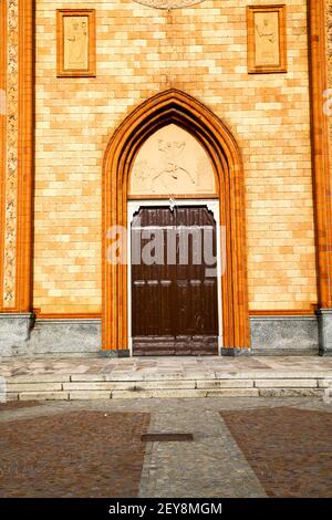Lombardei in der Villa cortese alte Kirchenmauer italien Stockfoto