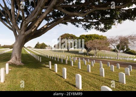 Fort Rosecrans National Military Cemetery Cabrillo National Monument Stockfoto