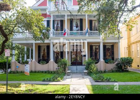 NEW ORLEANS, LA, USA - 10. SEPTEMBER 2020: Park View Historic Hotel auf St. Charles Avenue Stockfoto