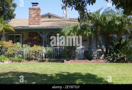 Anaheim, California, USA 4th March 2021 EIN allgemeiner Blick auf die Atmosphäre von Jeff Buckleys Elternhaus am 4. März 2021 in Anaheim, Kalifornien, USA. Foto von Barry King/Alamy Stockfoto Stockfoto
