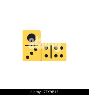 domino Würfel Linie Symbol linearen Stil Zeichen für mobile Konzept Und Web designdominoes Spiel Umriss Stock Vektor
