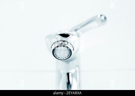 Bad Wasserhahn Stockfoto