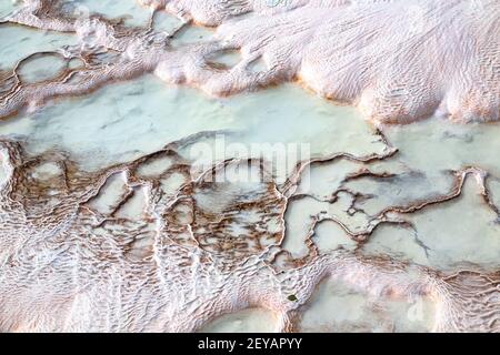 Abstract in pamukkale türkei asien das Alte Stockfoto