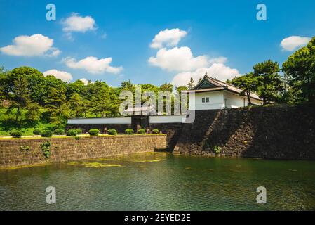 Kikyomon Tor der Kaiserpalast von Tokio in Japan Stockfoto