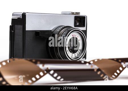 Filmrolle Der Kamera Stockfoto