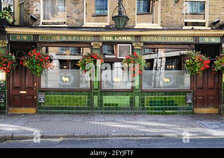 The Lamb Pub, Bloomsbury, London, England Stockfoto