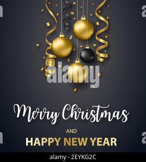 Poster Frohe Weihnachten. Stock Vektor