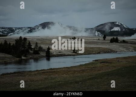 Yellowstone Nationalpark, Wyoming Stockfoto