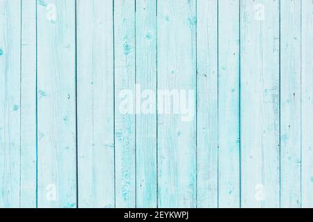Hellblau bemalt alten Planken Textur Hintergrund Stockfoto