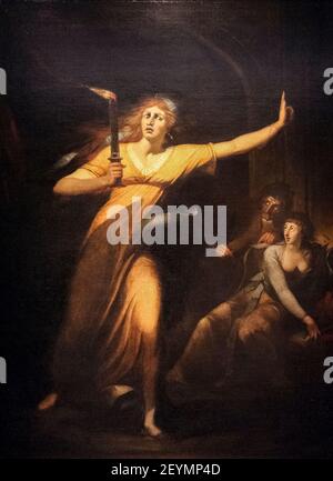 Johann Heinrich Füssli - Lady Macbeth Schlafwandler (1783 ) Stockfoto