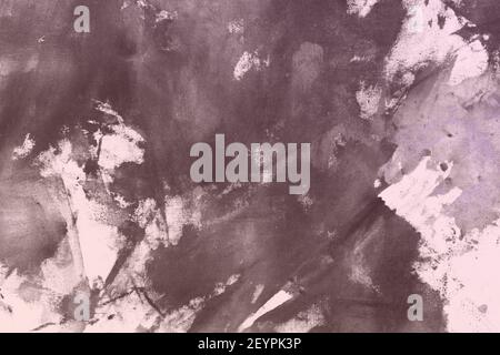 Schöne alte blaue zufällig bemalte Leinwand, Stoff mit Farbflecken und Blots Textur für den Einsatz als Hintergrund. Stockfoto