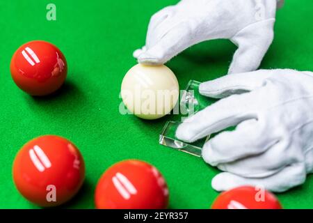 Snooker Stockfoto