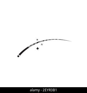 Gekrümmt mit Glitzerdesign Vektor-Illustration Stock Vektor