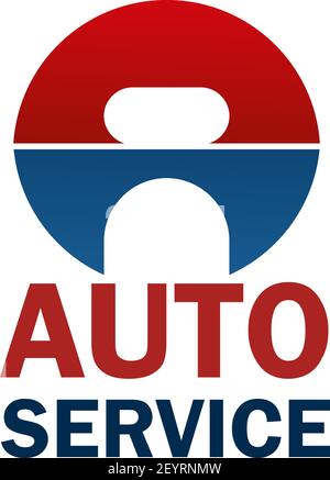 Auto-Service-Brief EIN Symbol für Kfz-Ersatzteillager oder Kfz-Werkstatt oder Service-Center. Vector Letter EIN Schraubenschlüssel oder Schraubenschlüssel Design für Auto Durchm Stock Vektor