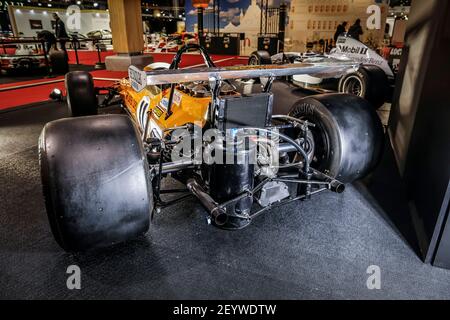 McLaren M14D 1970 Stand Richard MILLE während der Retromobile Show, vom 5. Bis 10. Februar 2019 in Paris, Frankreich - Foto Francois Flamand / Gregory Lenormand - DPPI Stockfoto