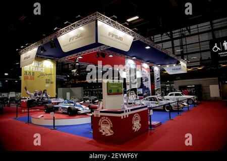 Stand FFSA während der Retromobile Show, vom 5. Bis 10. Februar 2019 in Paris, Frankreich - Foto Julien Biehler / DPPI Stockfoto