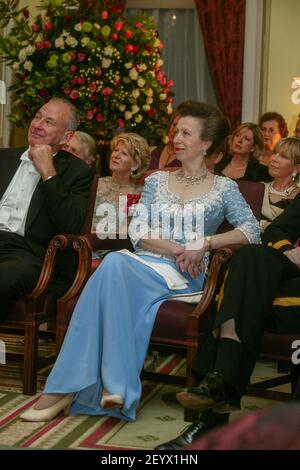 Prinzessin Anne im Kiri Te Kanawa's 60th Geburtstag Empfang bei Marlborough House, London Stockfoto