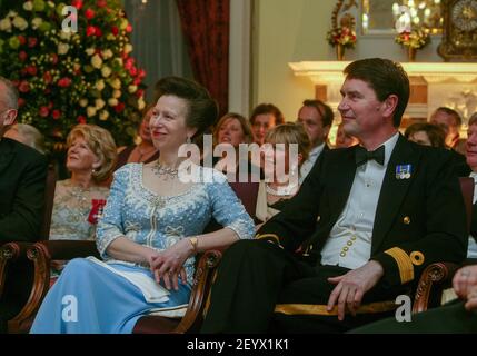 Prinzessin Anne im Kiri Te Kanawa's 60th Geburtstag Empfang bei Marlborough House, London Stockfoto