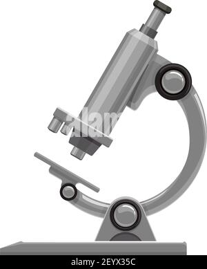 Mikroskopisch isoliertes Werkzeug für die Chemie- und Biologieforschung. Geräte zur Untersuchung von Vektoren zur Untersuchung von Mikrozellen Stock Vektor