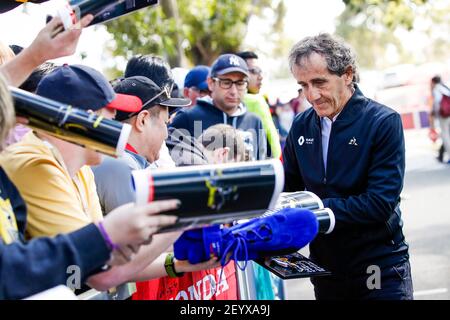 PROST Alain (Fra), Renault Ambassador, Portrait während der Formel 1 Meisterschaft 2019 in Melbourne, Australien Grand Prix, vom 14. Bis 17. März - Foto Florent Gooden / DPPI Stockfoto