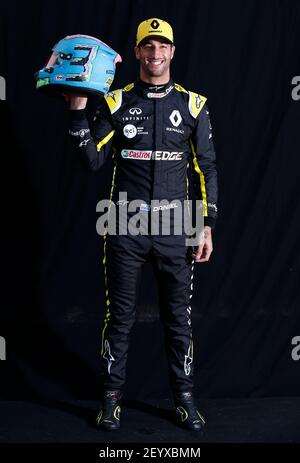 RICCIARDO Daniel (aus), Renault F1 Team RS19, Portrait während der Formel 1 Meisterschaft 2019 in Melbourne, Australien Grand Prix, vom 14. Bis 17. März - Foto DPPI Stockfoto
