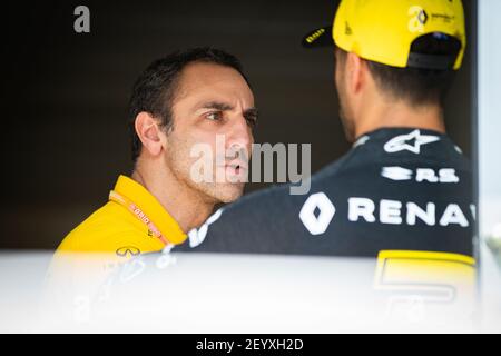 ABITEBOUL Cyril (fr), Geschäftsführer von Renault F1, Portrait während der Formel 1 Weltmeisterschaft 2019, großer Preis von Aserbaidschan vom 25. Bis 28. April in Baku - Foto Antonin Vincent / DPPI Stockfoto