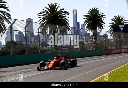 16 LECLERC Charles (mco), Scuderia Ferrari SF90, Aktion während der Formel 1 Meisterschaft 2019 in Melbourne, Australien Grand Prix, vom 14. Bis 17. März - Foto DPPI Stockfoto