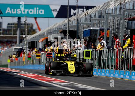 RICCIARDO Daniel (aus), Renault F1 Team RS19, Aktion während der Formel 1 Meisterschaft 2019 in Melbourne, Australien Grand Prix, vom 14. Bis 17. März - Foto DPPI Stockfoto