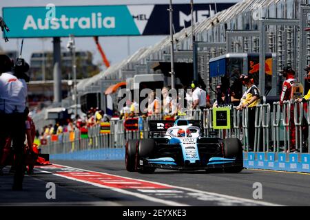 88 KUBICA Robert (pol), Williams Racing F1 FW42, Aktion während der Formel 1 Meisterschaft 2019 in Melbourne, Australien Grand Prix, vom 14. Bis 17. März - Foto DPPI Stockfoto