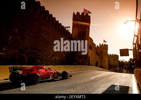 05 VETTEL Sebastian (ger), Scuderia Ferrari SF90, Aktion während der Formel 1 Weltmeisterschaft 2019, großer Preis von Aserbaidschan vom 25. Bis 28. April in Baku - Foto DPPI Stockfoto