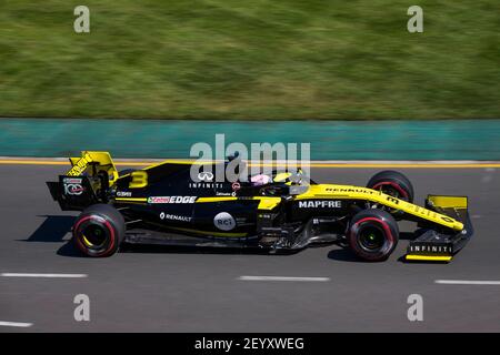 03 RICCIARDO Daniel (aus), Renault F1 Team RS19, Aktion während 2019 Formel 1 Meisterschaft in Melbourne, Australien Grand Prix, vom 14. Bis 17. März - Foto DPPI Stockfoto