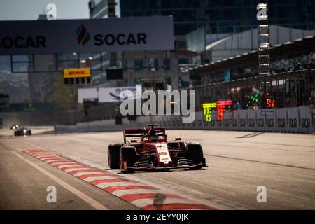 05 VETTEL Sebastian (ger), Scuderia Ferrari SF90, Aktion während der Formel 1 Weltmeisterschaft 2019, großer Preis von Aserbaidschan vom 25. Bis 28. April in Baku - Foto Antonin Vincent / DPPI Stockfoto