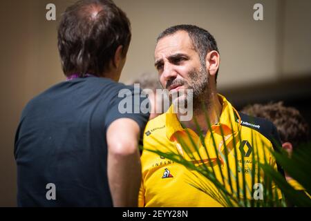 ABITEBOUL Cyril (fr), Geschäftsführer von Renault F1, Portrait während der Formel 1 FIA Weltmeisterschaft 2019, Bahrain Grand Prix, in Sakhir vom 29. Bis 31. märz - Foto Antonin Vincent / DPPI Stockfoto
