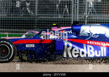 KVYAT Daniil (rus), Scuderia Toro Rosso Honda STR14, Aktion während der Formel-1-Meisterschaft 2019 in Melbourne, Australien Grand Prix, vom 14. Bis 17. März - Foto DPPI Stockfoto