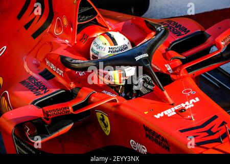 05 VETTEL Sebastian (ger), Scuderia Ferrari SF90, Aktion während der Formel 1 Weltmeisterschaft 2019, großer Preis von Aserbaidschan vom 25. Bis 28. April in Baku - Foto DPPI Stockfoto