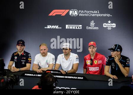 Gesamtansicht der Pressekonferenz während der Formel 1 FIA Weltmeisterschaft 2019, Spanien Grand Prix, in Barcelona Catalunya vom 10. Bis 12. Mai - Foto Xavi Bonilla / DPPI Stockfoto