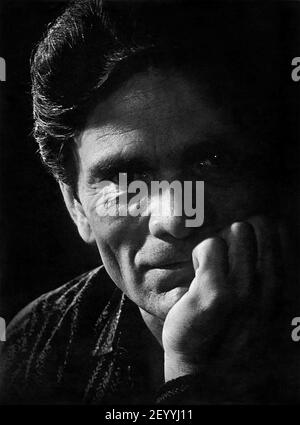 Pasolini. Porträt des italienischen Regisseurs und Schriftstellers Pier Paolo Pasolini (1922-1975), 1962 Stockfoto