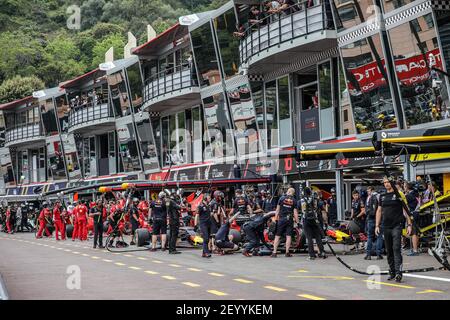 Ambiance Pitlane, während der Formel 1 Weltmeisterschaft 2019, Grand Prix von Monaco vom 23. Bis 26. Mai in Monaco - Foto Marc de Mattia / DPPI Stockfoto