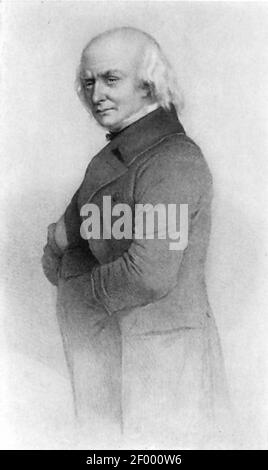 Pierre Jean de Beranger. Stockfoto