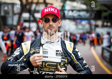 GROSJEAN Romain (Fra), Haas F1 Team VF-19 Ferrari, Niki Lauda Tribute während der Formel-1-Weltmeisterschaft 2019, Grand Prix von Monaco vom 23. Bis 26. Mai in Monaco - Foto Florent Gooden / DPPI Stockfoto