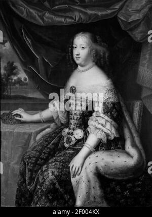 Pierre Mignard - Königin Marie Thérèse von Frankreich Stockfoto