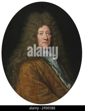 Pierre Mignard Porträt des Edouard Colbert, Marquis De Villacerf. Stockfoto