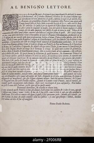 Pierre Paul Rubens - Palazzi di Genova, Band I - E. Stockfoto