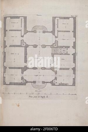 Pierre Paul Rubens - Palazzi di Genova, Band I - Figura 29. Stockfoto