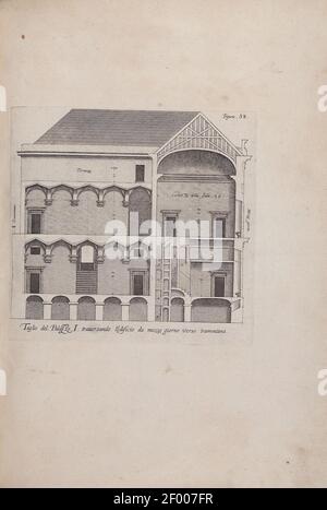 Pierre Paul Rubens - Palazzi di Genova, Band I - Figura 58. Stockfoto