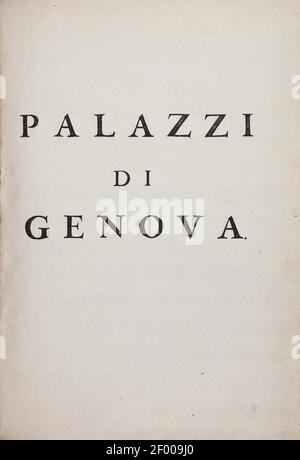 Pierre Paul Rubens - Palazzi di Genova, Band II - I. Stockfoto