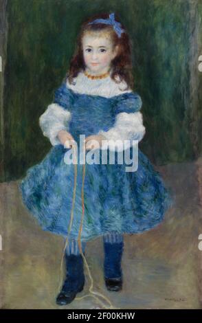 Pierre-Auguste Renoir - Mädchen mit einem Springseil (Porträt von Delphine Legrand) Stockfoto