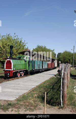 Polen, Plociczno, Wigry Schmalspurbahn, woiwodschaft Podlasie. Stockfoto