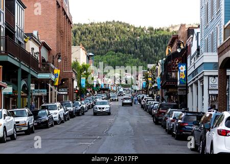 Bridal Veil Falls, Utah Stockfoto